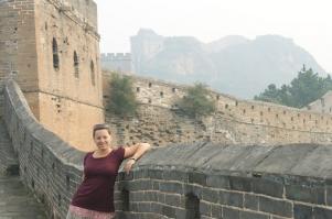Aurelie on the Great Wall