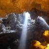 Rayon de lumière dans la Grotte